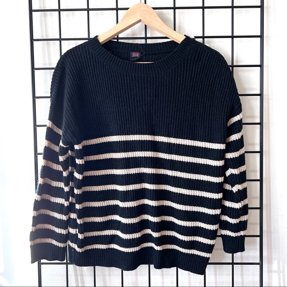 Striped Knit Sweater